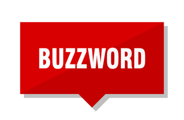 buzzword red tag
