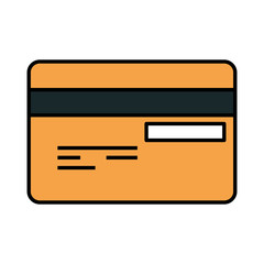 credit card isolated icon