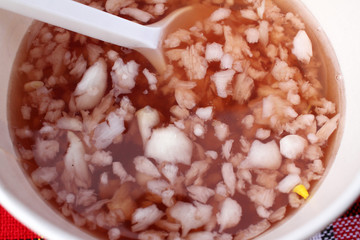 Аromatic spice vinegar and garlic