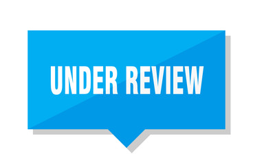 under review price tag