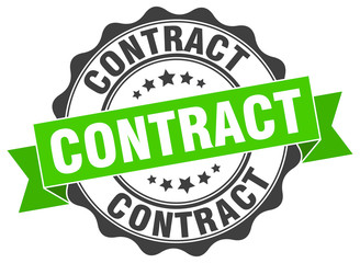 contract stamp. sign. seal