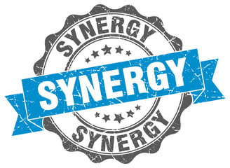 synergy stamp. sign. seal