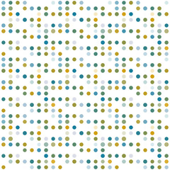 Seamless abstract pattern background with a variety of colored circles.