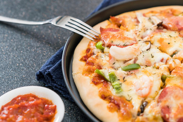 Shooting Fast Food Pizza at Low Angle