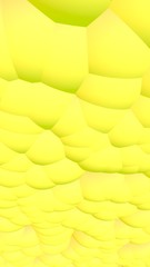 3d rendering picture of yellow balls. Abstract wallpaper and background. 3D illustration