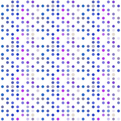 Seamless abstract pattern background with a variety of colored circles.
