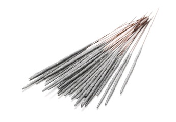 Sparklers isolated on white background