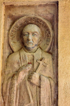 figure of a Catholic Saint Saint Joseph Oriol