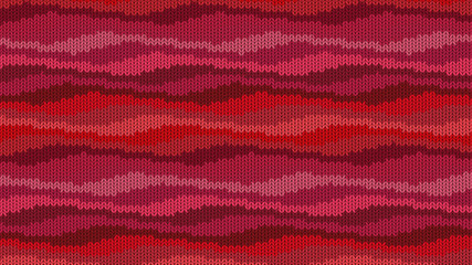 Plakat Background with a knitted texture, imitation of wool. Multicolored diverse lines.