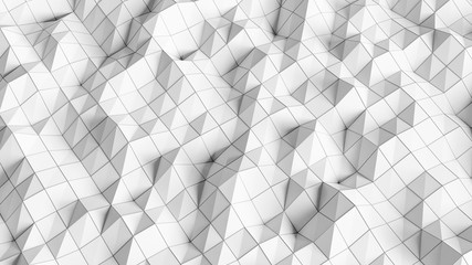 3d render - Abstract polygonal surface background texture 


