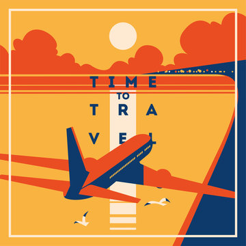 Time to Travel and Summer Holiday poster.