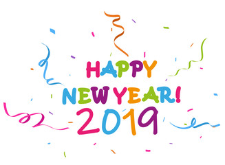 Happy New Year celebrations design 