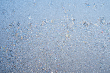 Rime, frost, ice texture. ice pattern texture