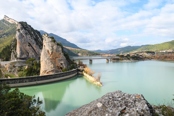 reflections at spanish reservoir