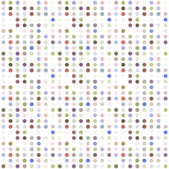 Fototapeta premium Seamless abstract pattern background with a variety of colored circles.