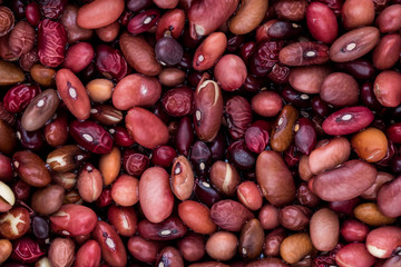 Pattern of red kidney beans
