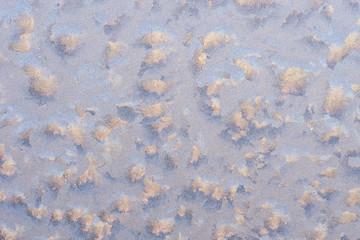 Rime, frost, ice texture. ice pattern texture