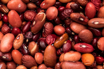 Pattern of red kidney beans