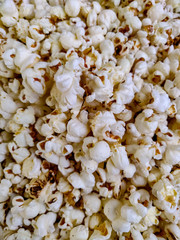 Popcorn background or texture