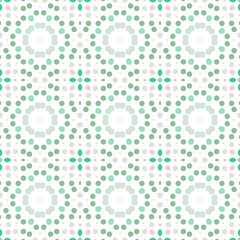Seamless abstract pattern background with a variety of colored circles.