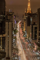 Fototapeta premium Paulista Avenue, Brazil