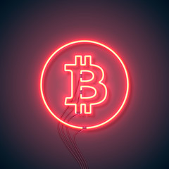 neon sign bitcoin