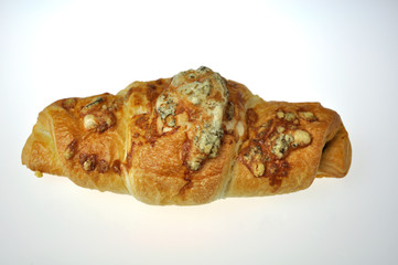 Croissant on a white background
