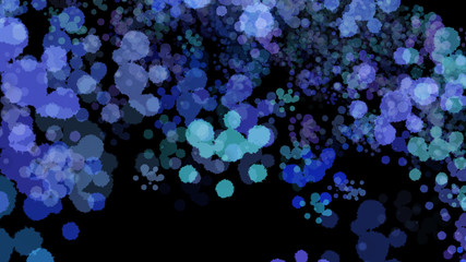 Background with paint. Divorces and drops. Periwinkles.