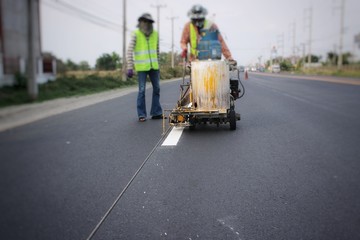 Naklejka premium Road marking