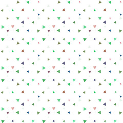 Abstract seamless pattern background with multi-colored varied triangles.