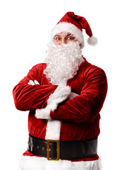 Santa Claus isolated on white background