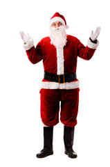 Santa Claus isolated on white background