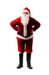 Santa Claus isolated on white background