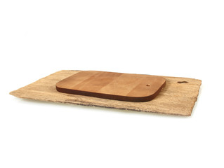 Wooden boards isolated on white background.with clipping path