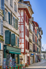 Obraz premium Ulica w Bayonne we Francji