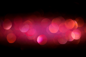 red shiny bokeh background. festival celebration background concept.