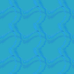 Seamless pattern background with multi-colored wavy lines.