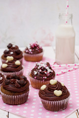 milch und cup cakes