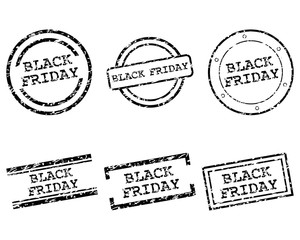 Fototapeta premium Black_friday Stempel