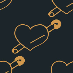 Valentine's Day seamless pattern heart