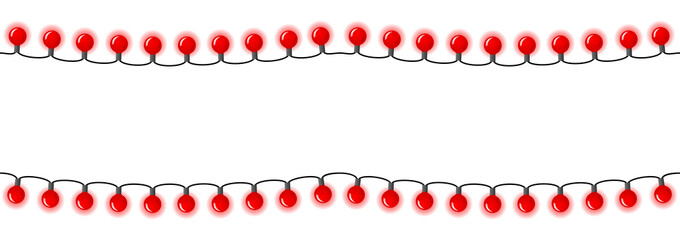 Obraz premium seamless colorful chains of lights