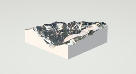 valley glacier model