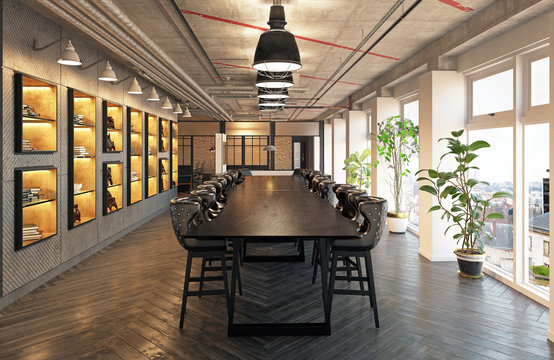 modern conference meeting room