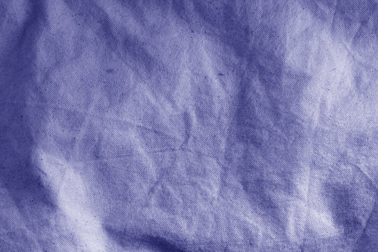 Cotton cloth texture in blue color.
