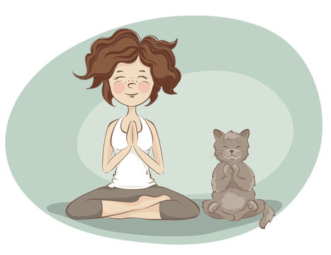 2 755 Best Cat Pose Yoga Images Stock Photos Vectors Adobe Stock 2 755 Best Cat Pose Yoga Images Stock Photos Vectors Adobe Stock