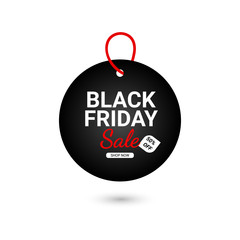 Black friday sale banner. up to 50% off. Vector