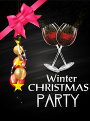 Christmas party flyer