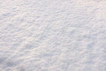 White background of natural snow