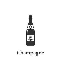 A bottle of Champagne icon. Element of drink icon for mobile concept and web apps. Detailed A bottle of Champagne icon can be used for web and mobile