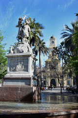 Fototapeta premium Cathédrale métropolitaine de Santiago
